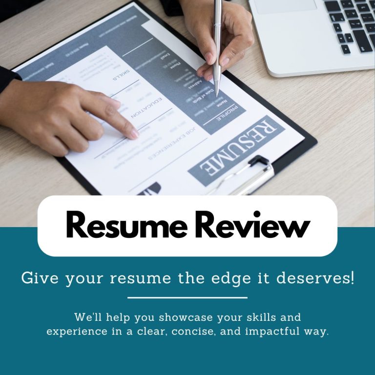 Resume Review - Career Cube